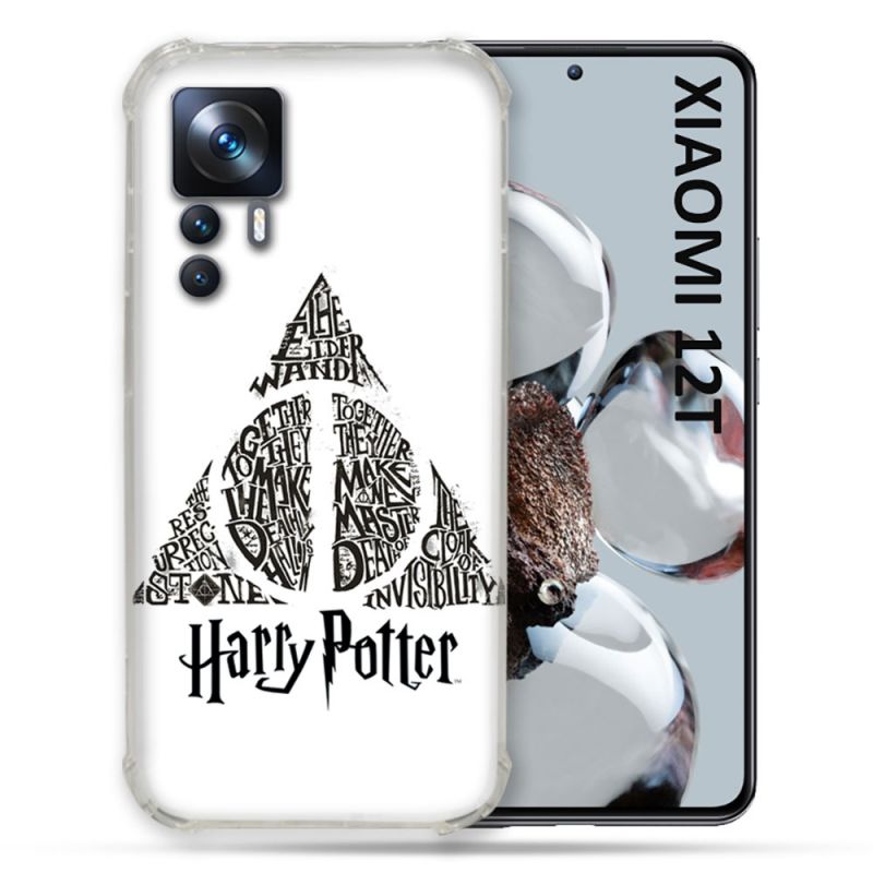 Coque Renforcée Pour Xiaomi 12T Pro Harry Potter Hollows triangle Blanc