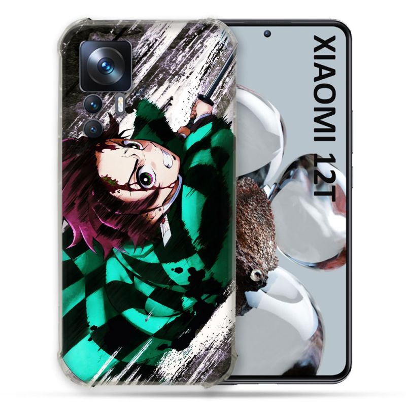 Coque Renforcée Pour Xiaomi 12T Pro Manga Demon Slayer Tanjiro
