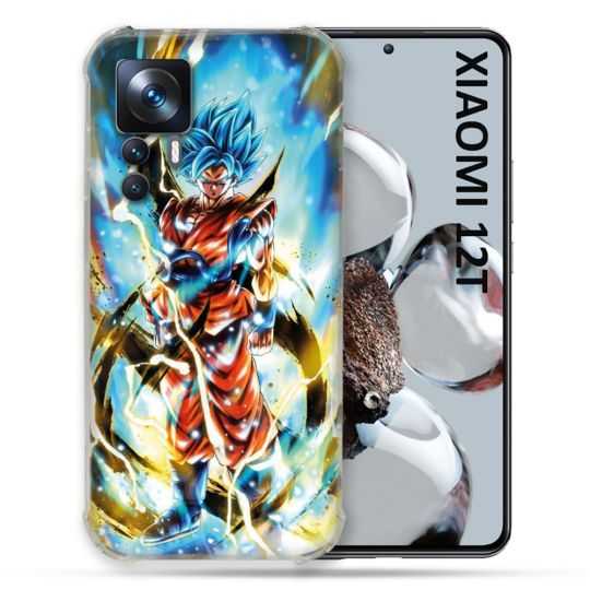 Coque Renforcée Pour Xiaomi 12T Pro Manga Dragon Ball Sangoku Blanc