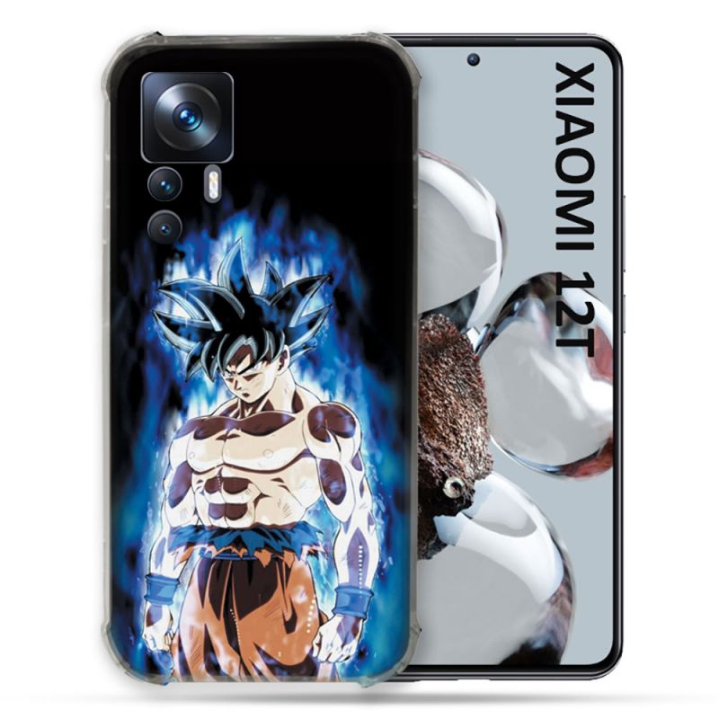 Coque Renforcée Pour Xiaomi 12T Pro Manga Dragon Ball Sangoku Noir
