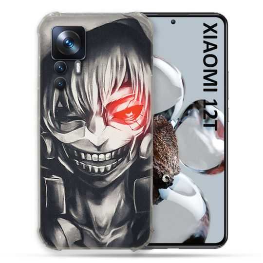 Coque Renforcée Pour Xiaomi 12T Pro Manga Tokyo Ghoul Kaneki Noir