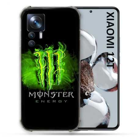 Coque Renforcée Pour Xiaomi 12T Pro Monster Energy Vert