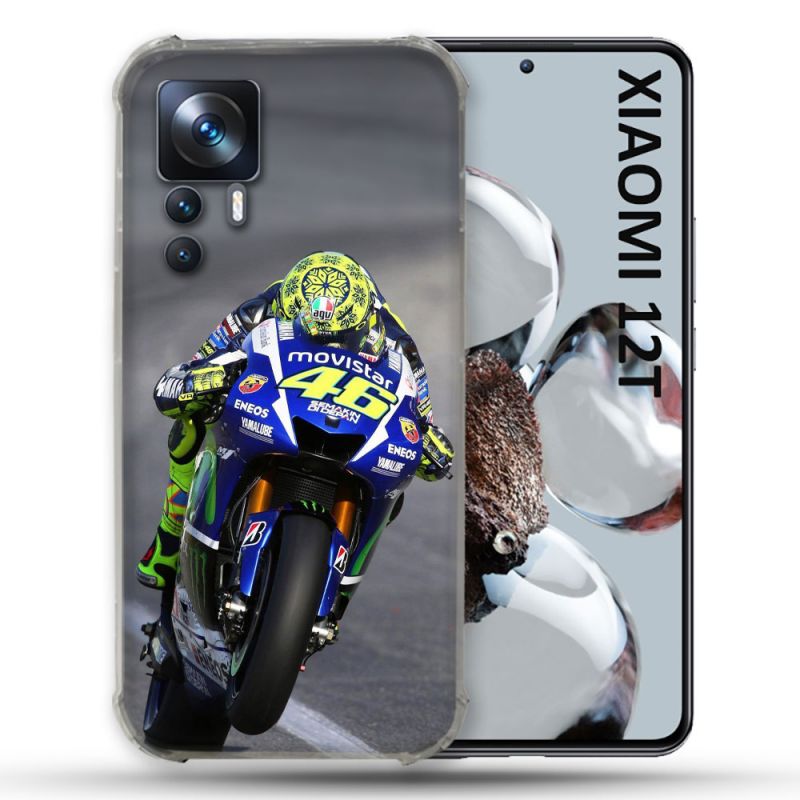 Coque Renforcée Pour Xiaomi 12T Pro Moto Course GP Wheeling 46