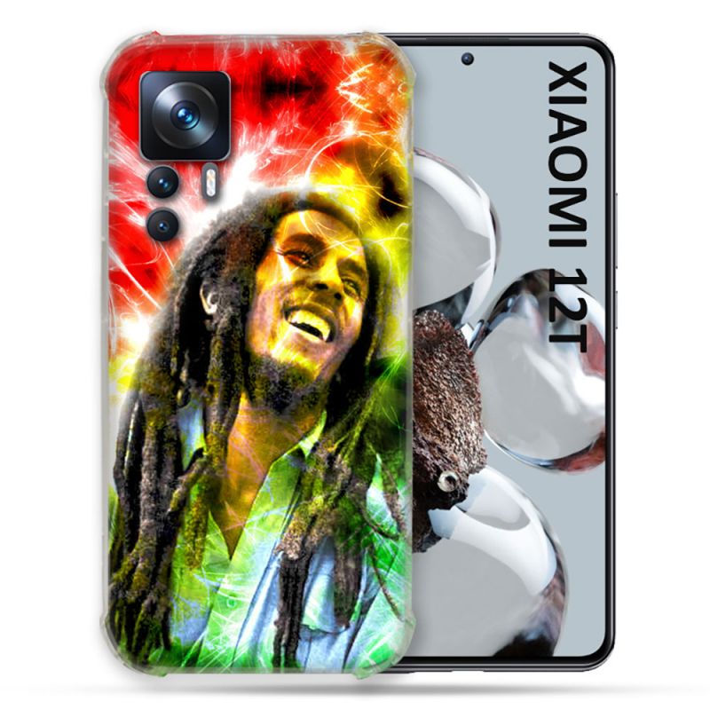 Coque Renforcée Pour Xiaomi 12T Pro Musique Bob Marley Color