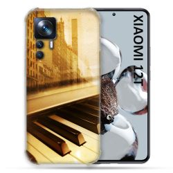 Coque Renforcée Pour Xiaomi 12T Pro Musique Piano Retro