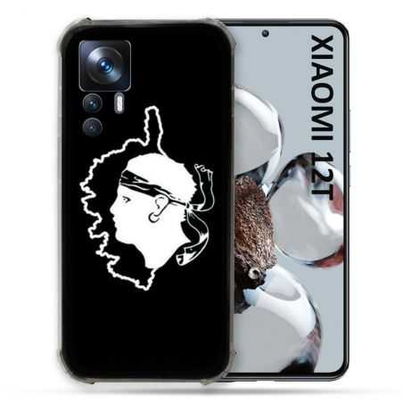 Coque Renforcée Pour Xiaomi 12T Pro Voyage Corse Noir