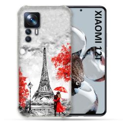 Coque Renforcée Pour Xiaomi 12T Pro Voyage France Paris Rouge