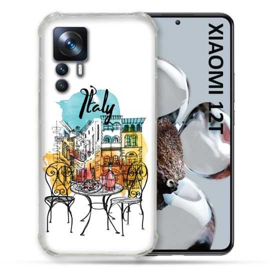 Coque Renforcée Pour Xiaomi 12T Pro Voyage Italie Vintage