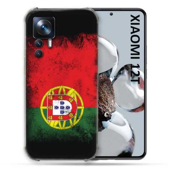 Coque Renforcée Pour Xiaomi 12T Pro Voyage Portugal Drapeau