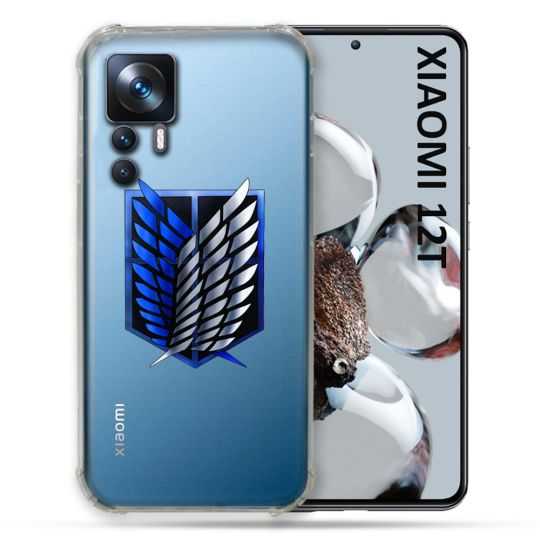 Coque Renforcée Transparente Pour Xiaomi 12T Pro Attaque Titan Logo