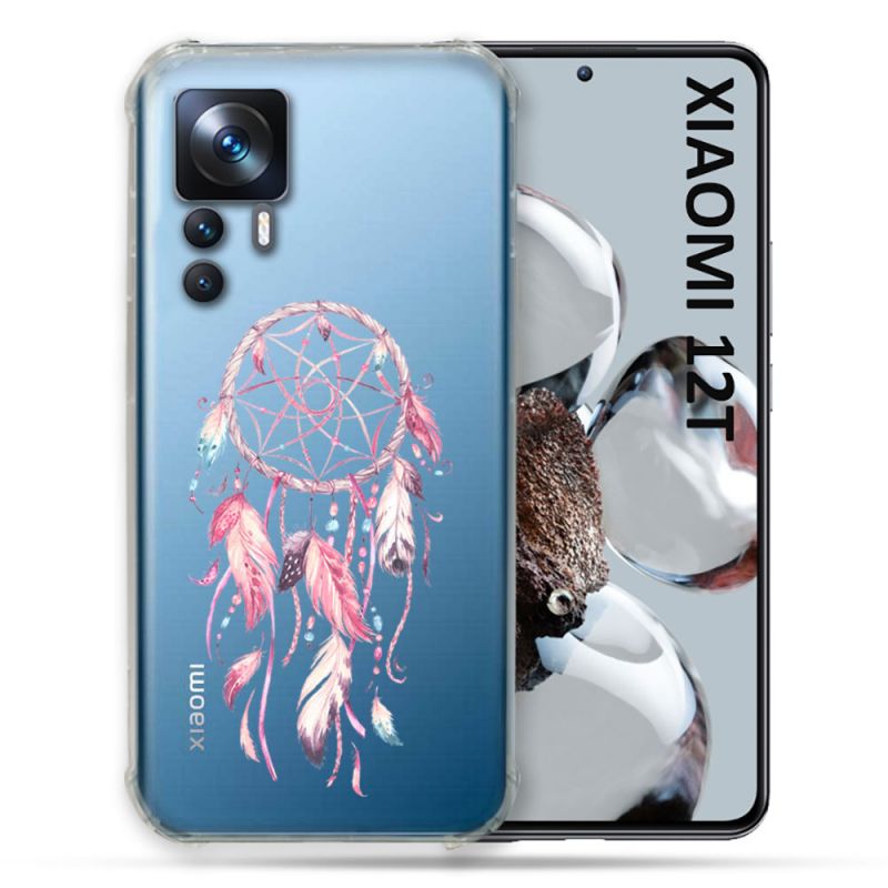Coque Renforcée Transparente Pour Xiaomi 12T Pro Attrape Reve Rose