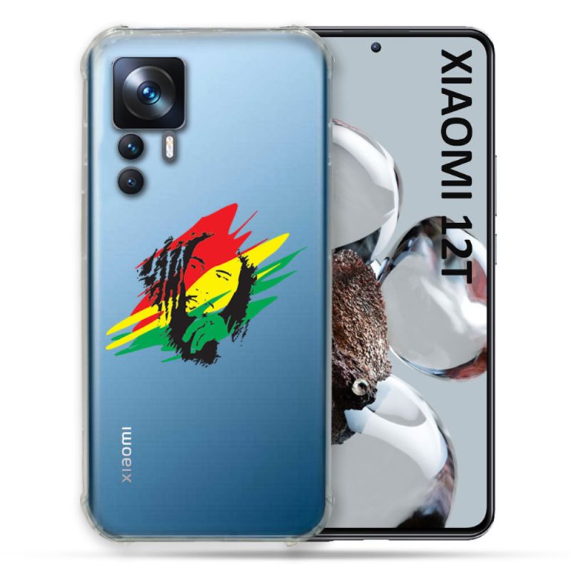 Coque Renforcée Transparente Pour Xiaomi 12T Pro Bob Marley Graf