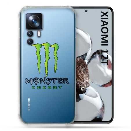 Coque Renforcée Transparente Pour Xiaomi 12T Pro Monster Energy