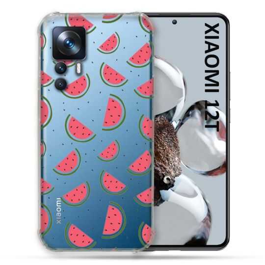 Coque Renforcée Transparente Pour Xiaomi 12T Pro Pasteque