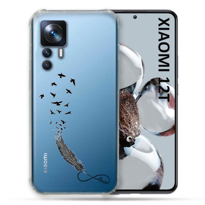 Coque Renforcée Transparente Pour Xiaomi 12T Pro Plume Infini