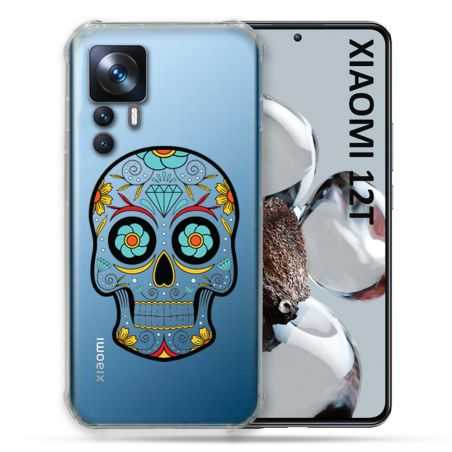 Coque Renforcée Transparente Pour Xiaomi 12T Pro Tete Mort Color