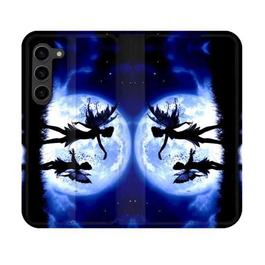 Housse Cuir Portefeuille Pour Samsung Galaxy S23 Fantastique Fee Lune
