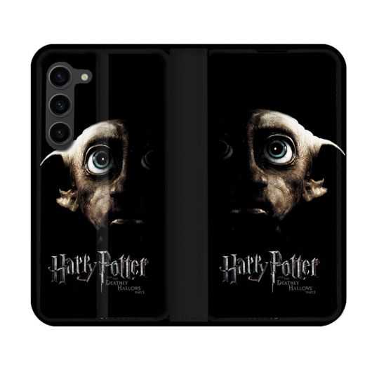 Housse Cuir Portefeuille Pour Samsung Galaxy S23 Harry Potter Hollows Dobby