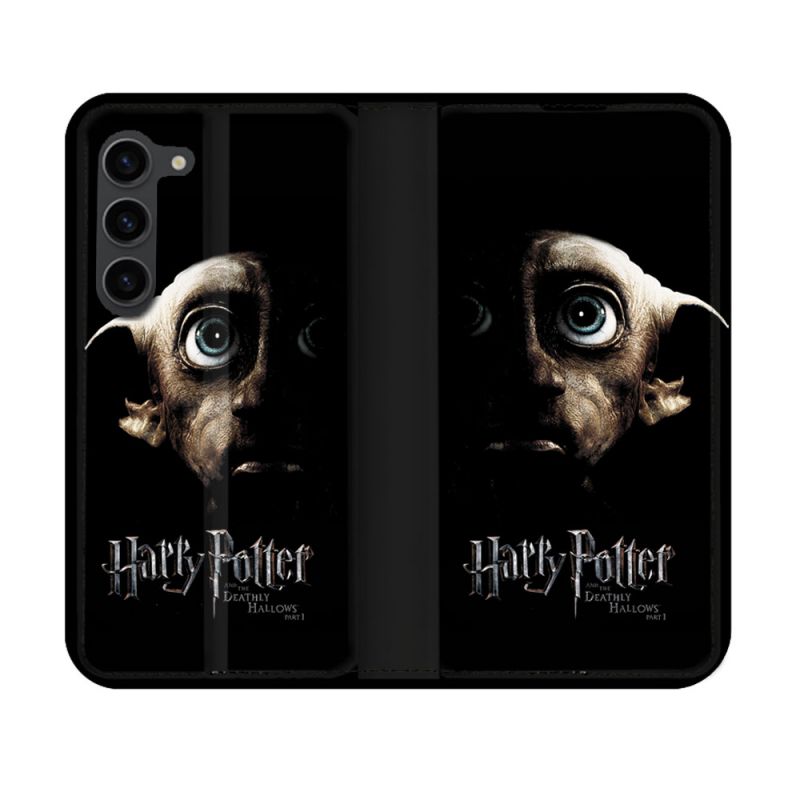 Housse Cuir Portefeuille Pour Samsung Galaxy S23 Harry Potter Hollows Dobby