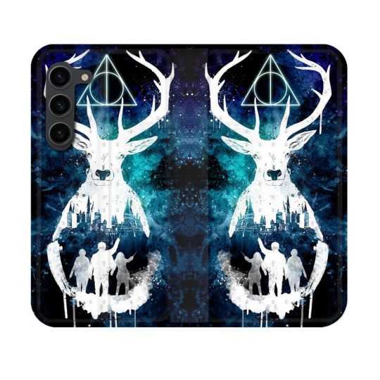 Housse Cuir Portefeuille Pour Samsung Galaxy S23 Harry Potter Patronome