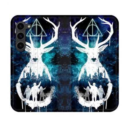 Housse Cuir Portefeuille Pour Samsung Galaxy S23 Harry Potter Patronome