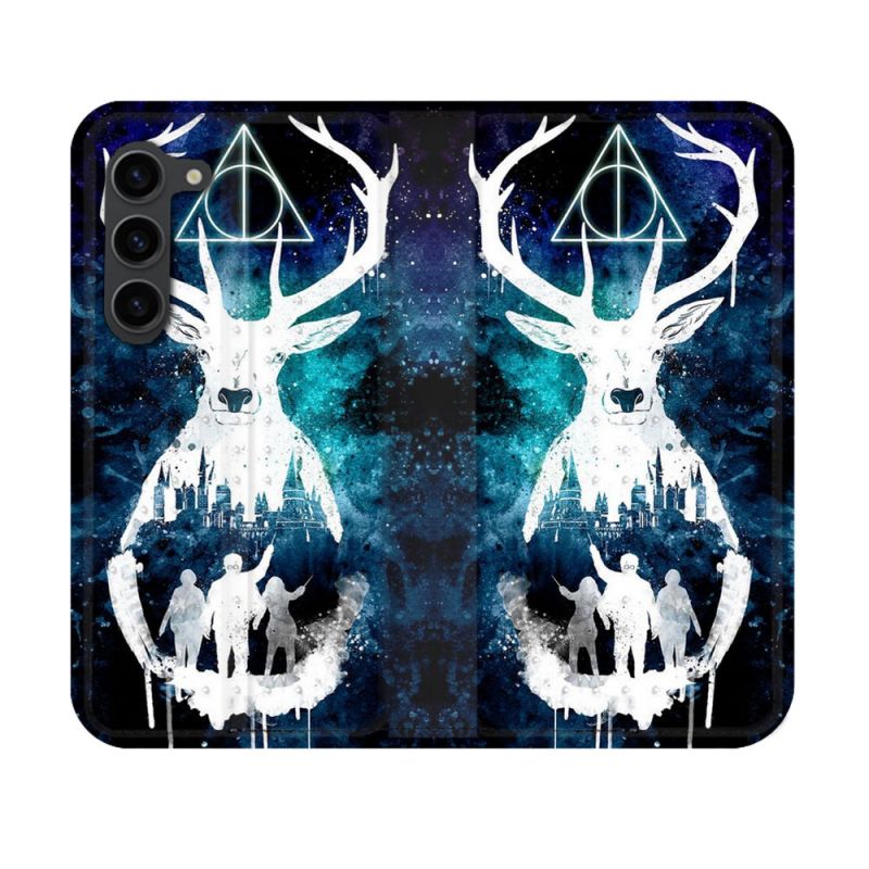 Housse Cuir Portefeuille Pour Samsung Galaxy S23 Harry Potter Patronome
