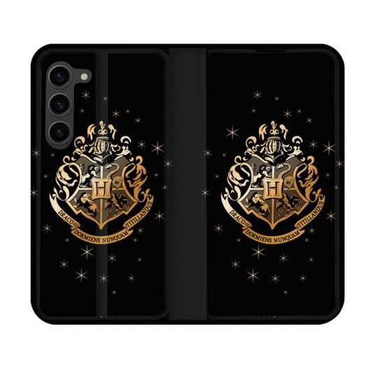 Housse Cuir Portefeuille Pour Samsung Galaxy S23 Harry Potter Poudlard