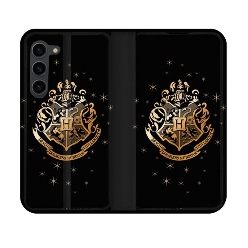 Housse Cuir Portefeuille Pour Samsung Galaxy S23 Harry Potter Poudlard