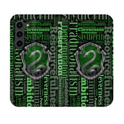 Housse Cuir Portefeuille Pour Samsung Galaxy S23 Harry Potter Serpentar