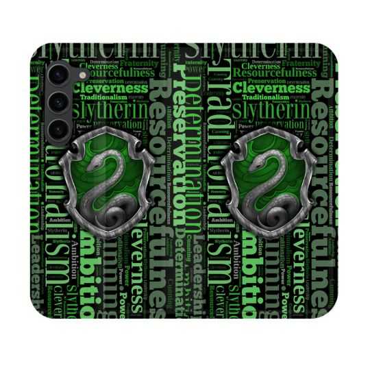 Housse Cuir Portefeuille Pour Samsung Galaxy S23 Harry Potter Serpentar