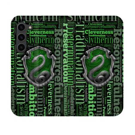 Housse Cuir Portefeuille Pour Samsung Galaxy S23 Harry Potter Serpentar