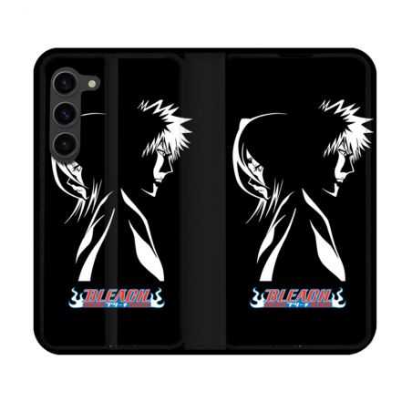 Housse Cuir Portefeuille Pour Samsung Galaxy S23 Manga Bleach Duo