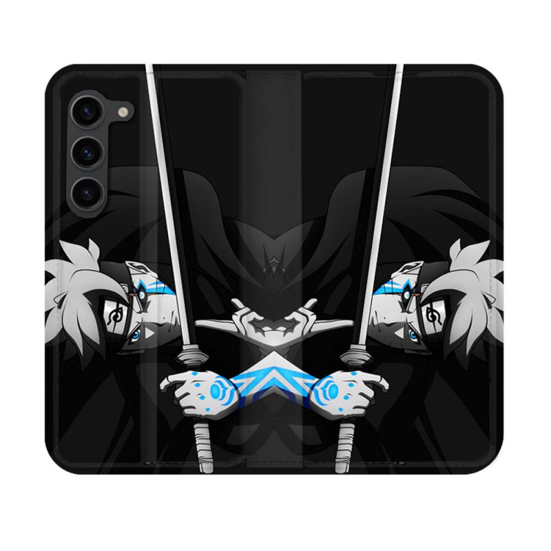 Housse Cuir Portefeuille Pour Samsung Galaxy S23 Manga Boruto Epée