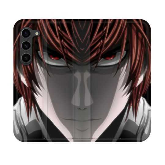 Housse Cuir Portefeuille Pour Samsung Galaxy S23 Manga Death Note Kira