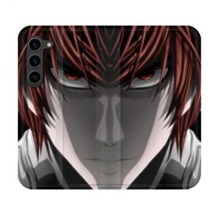 Housse Cuir Portefeuille Pour Samsung Galaxy S23 Manga Death Note Kira