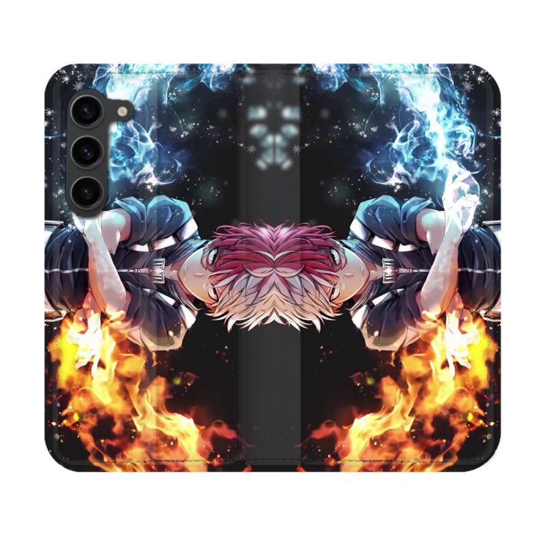 Housse Cuir Portefeuille Pour Samsung Galaxy S23 Manga My Hero Academia Shoto