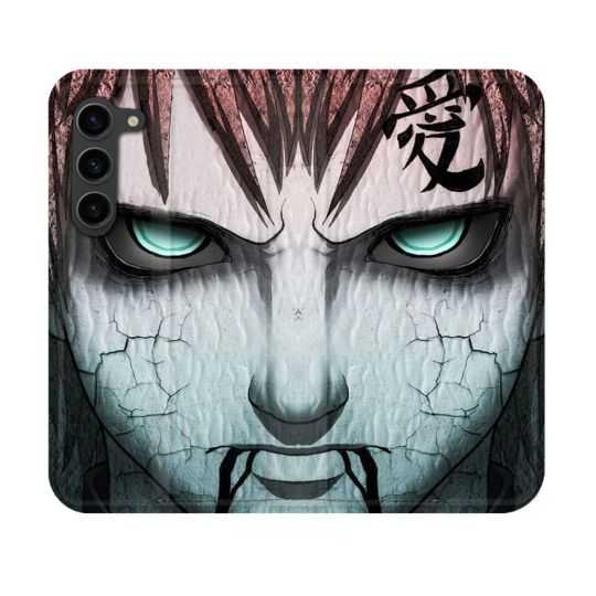 Housse Cuir Portefeuille Pour Samsung Galaxy S23 Manga Naruto Gaara