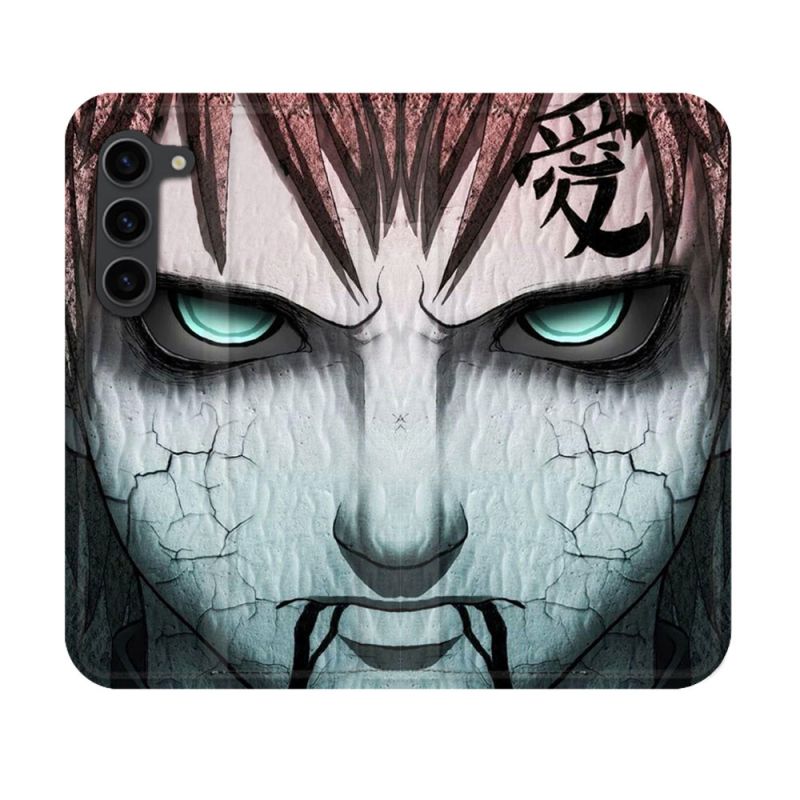 Housse Cuir Portefeuille Pour Samsung Galaxy S23 Manga Naruto Gaara