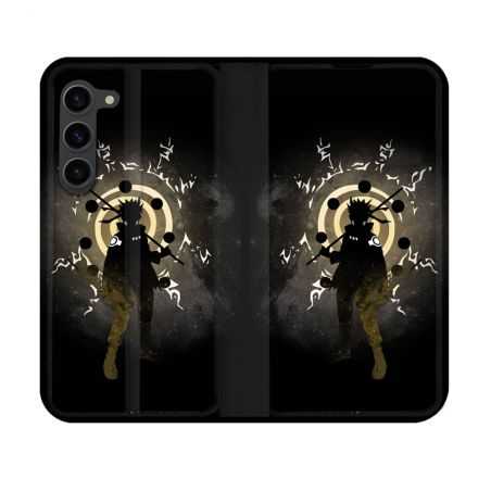 Housse Cuir Portefeuille Pour Samsung Galaxy S23 Manga Naruto Sage