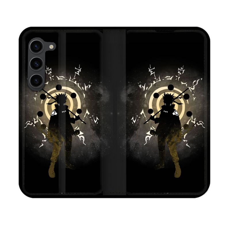 Housse Cuir Portefeuille Pour Samsung Galaxy S23 Manga Naruto Sage