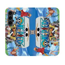 Housse Cuir Portefeuille Pour Samsung Galaxy S23 Manga One Piece Sunny