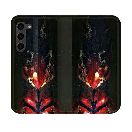 Housse Cuir Portefeuille Pour Samsung Galaxy S23 Manga Solo Leveling Igris
