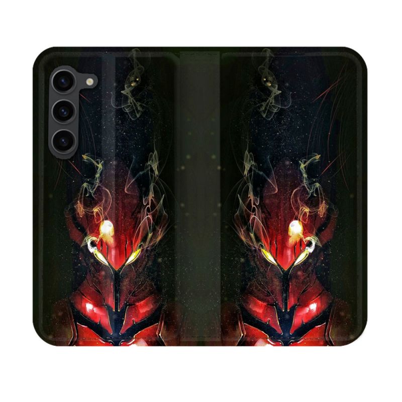 Housse Cuir Portefeuille Pour Samsung Galaxy S23 Manga Solo Leveling Igris