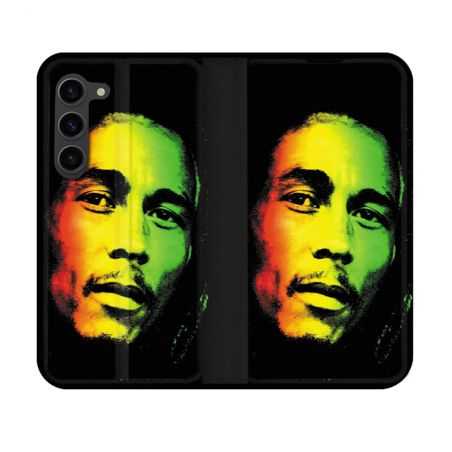 Housse Cuir Portefeuille Pour Samsung Galaxy S23 Musique Bob Marley 2