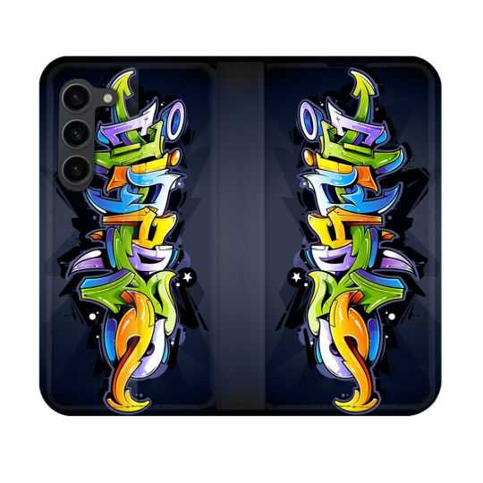 Housse Cuir Portefeuille Pour Samsung Galaxy S23 Street Art Graffiti