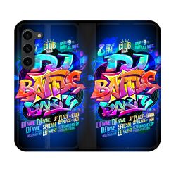 Housse Cuir Portefeuille Pour Samsung Galaxy S23 Street Art Rap