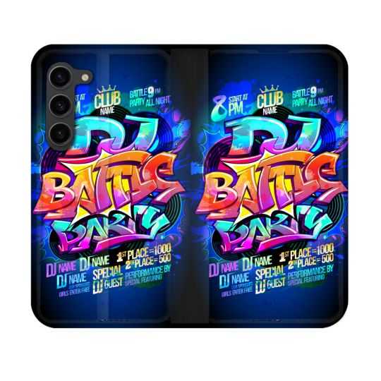 Housse Cuir Portefeuille Pour Samsung Galaxy S23 Street Art Rap