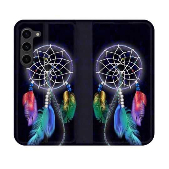 Housse Cuir Portefeuille Pour Samsung Galaxy S23 Zen Attrape Reve Multicolore
