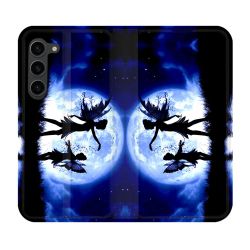 Housse Cuir Portefeuille Pour Samsung Galaxy S23 Plus Fantastique Fee Lune