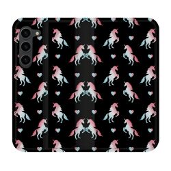 Housse Cuir Portefeuille Pour Samsung Galaxy S23 Plus Fantastique Licorne Pattern